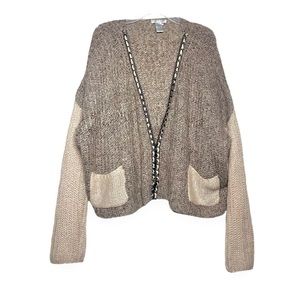 Alberto Makali Mohair Open Cardigan